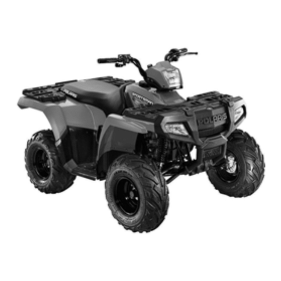 Polaris PREDATOR 50 2009 Manual
