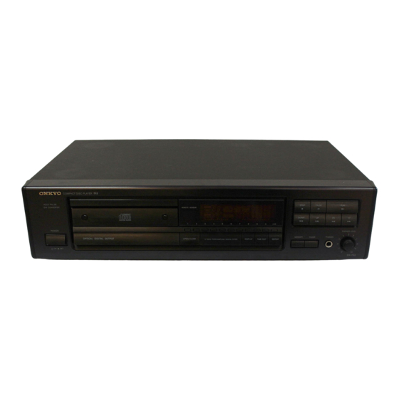 Onkyo DX-702 Service Manual