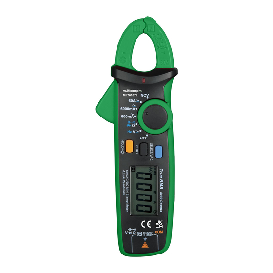 multicomp pro MP761076 Operation Manual