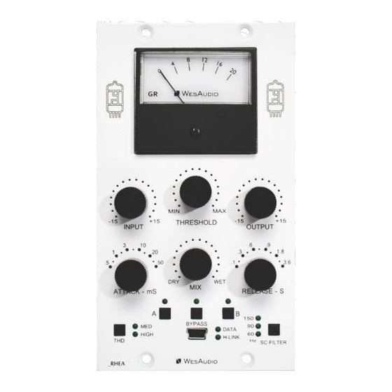 WesAudio _RHEA User Manual