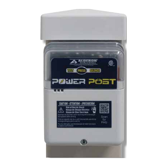Alderon Industries Power Post PRPT-00001 Manuals