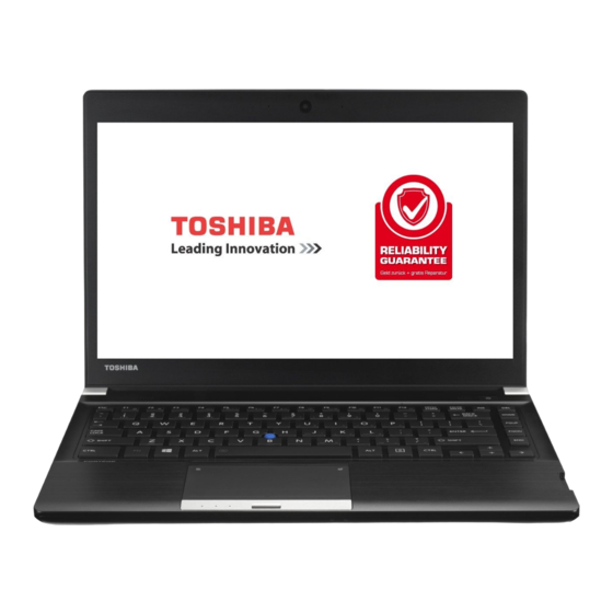 Toshiba Portégé R30-A Series User Manual