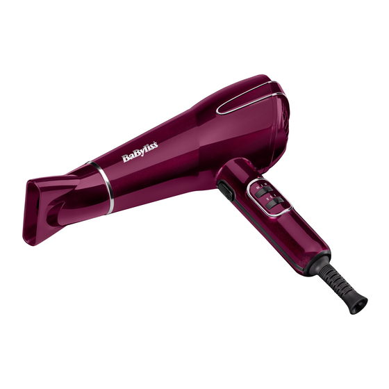 BaByliss Elegance 2100 Instruction Manual