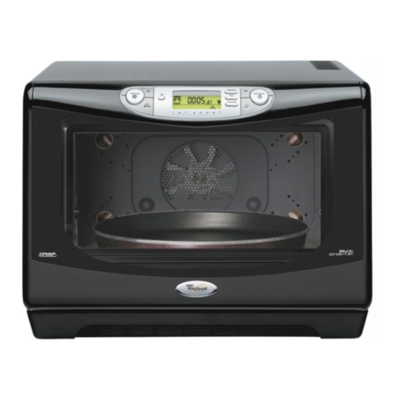 Whirlpool JT 358 Quick Reference Manual