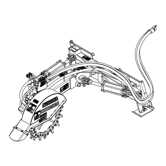 User Manuals: Kubota AP-SSG2524 Stump Grinder