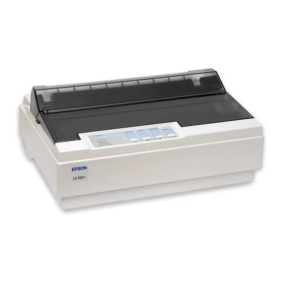 Epson LX-300+ Specifications