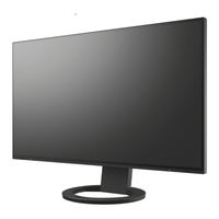 Eizo FlexScan EV2795-BK User Manual & Setup Manual