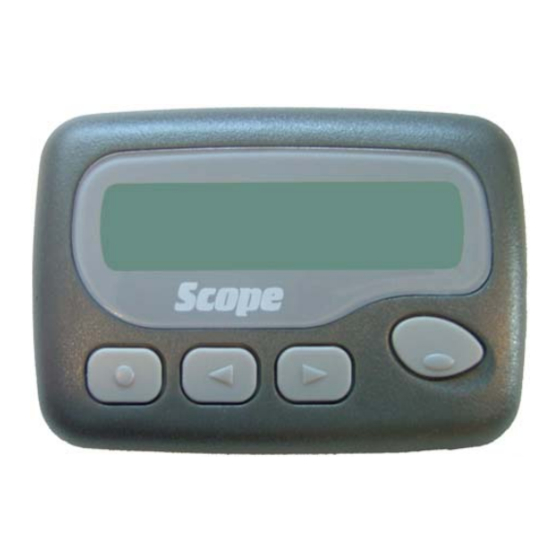 scope GEO40A10 Quick Start Manual