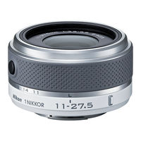 Nikon 1 NIKKOR 11-27.5mm f/3.5-5.6 User Manual