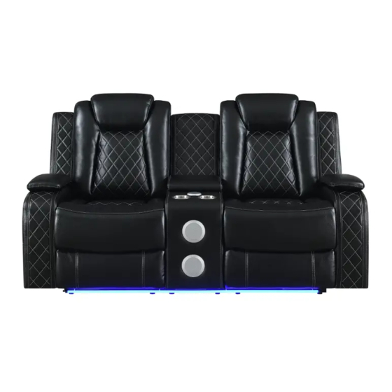 New Classic Furniture ORION U1769-25P2-BLK Assembly Instructions