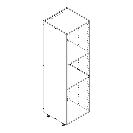 Reform BUILT IN HIGH CABINET Product Assembly Manual