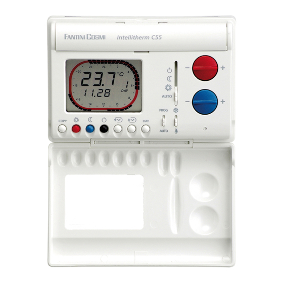 Fantini Cosmi Intellitherm Techno W C55 Manual