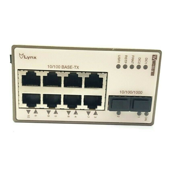 Westermo Lynx L110 F2G EX Manuals