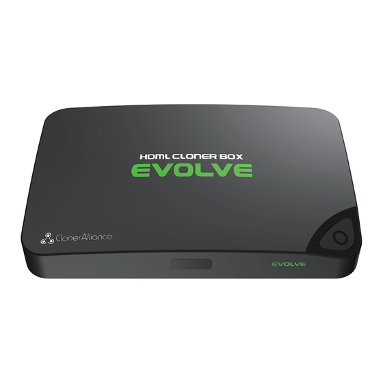 ClonerAlliance Evolve User Manual
