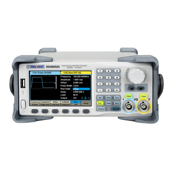 SIGLENT TECHNOLOGIES SDG6000X Series User Manual