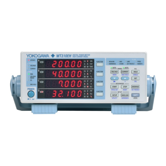 YOKOGAWA WT300E User Manual