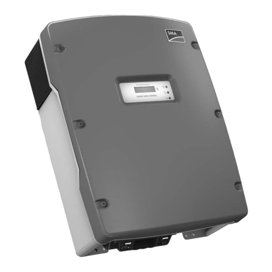 SMA SUNNY MINI CENTRAL 4600A Installation Manual