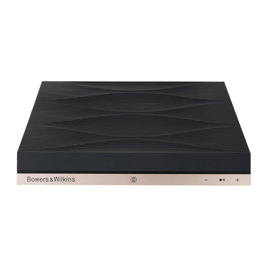 Bowers & Wilkins Formation Audio - Music Streamer Manual