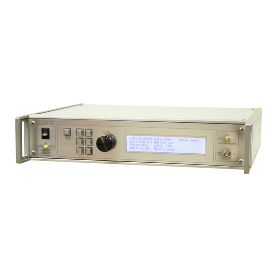 AVTECH ELECTROSYSTEMS AVMP-2-B Instructions Manual