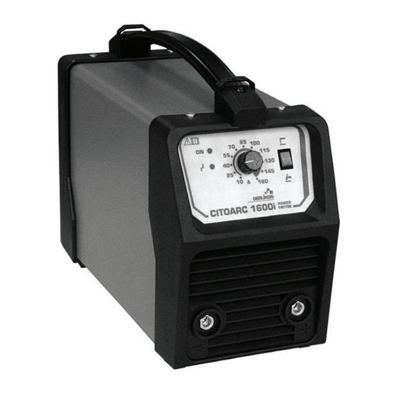 Oerlikon CITOARC 1400 HPF Safety Instruction For Use And Maintenance