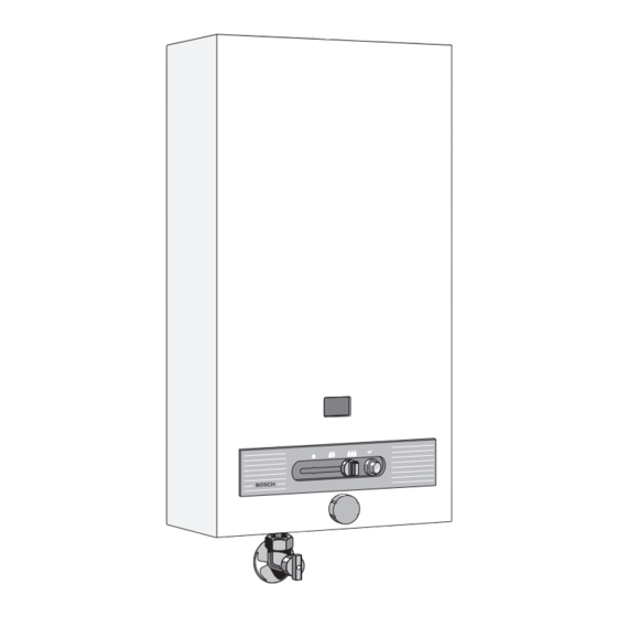 Bosch WR 400-1K P Series Installation And Operating Instructions Manual