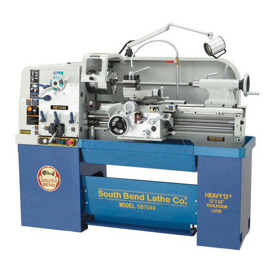 User Manuals: South bend SB1049 Gearhead Lathe