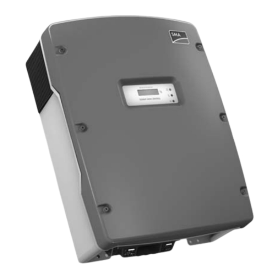 SMA SUNNY MINI CENTRAL 4600A Installation Manual