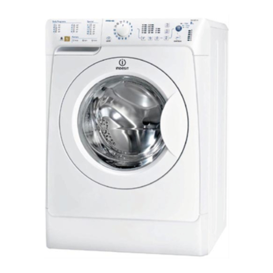 Indesit pwc 81272 w Instructions For Use Manual