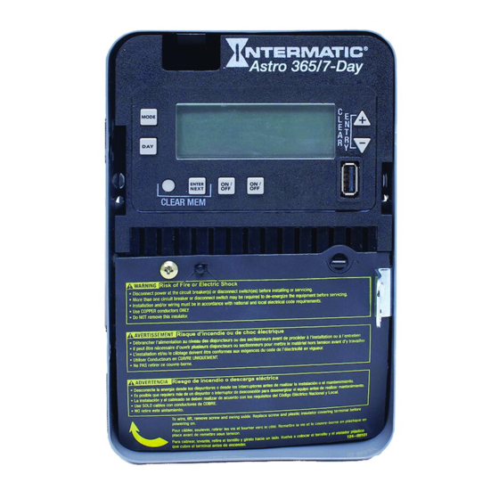Intermatic ET2825C Installation And Setup Instructions