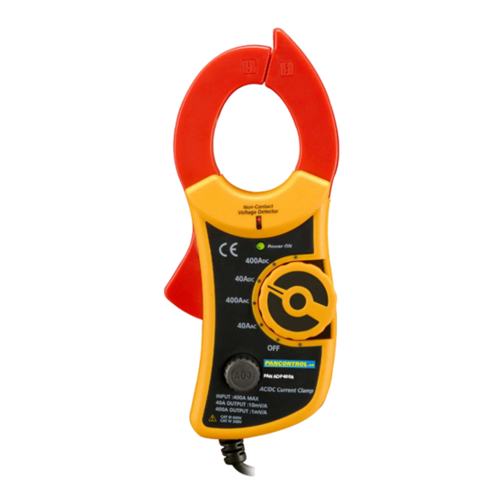 PANCONTROL PAN ADP400A Manual