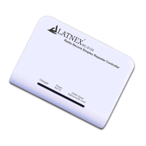 LATNEX RC-S120 Operating Instructions