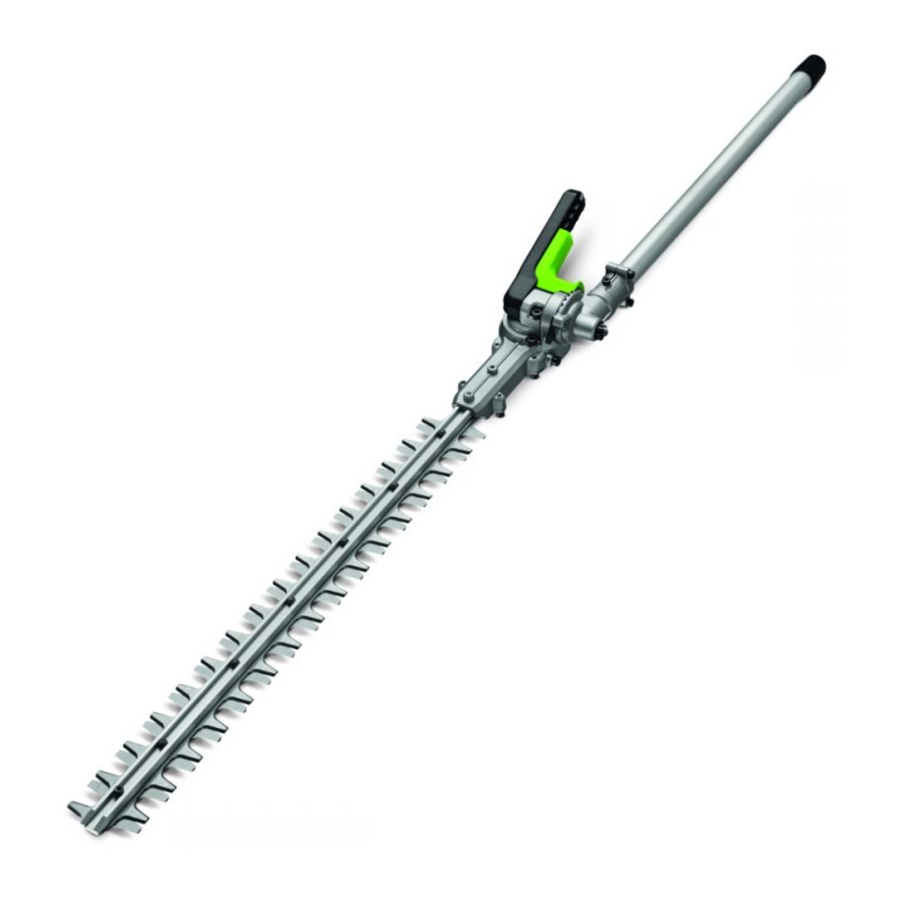 EGO Power Plus HTA2000S - SHORT HEDGE TRIMMER Manual