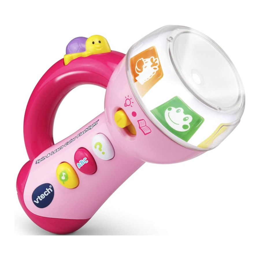 VTech Spin & Learn Color Flashlight - Toy Manual