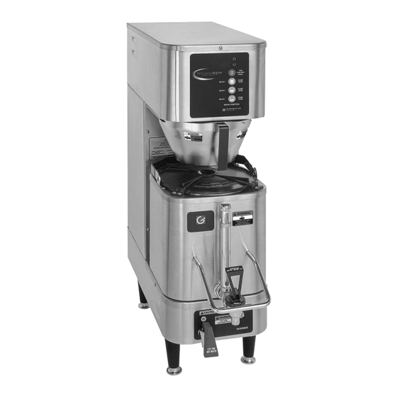 Grindmaster Cecilware American Metal Ware PrecisionBrew Digital Shuttle PB330 Manuals