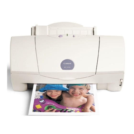 Canon Color Bubble Jet BJC-4300 Service Reference Manual