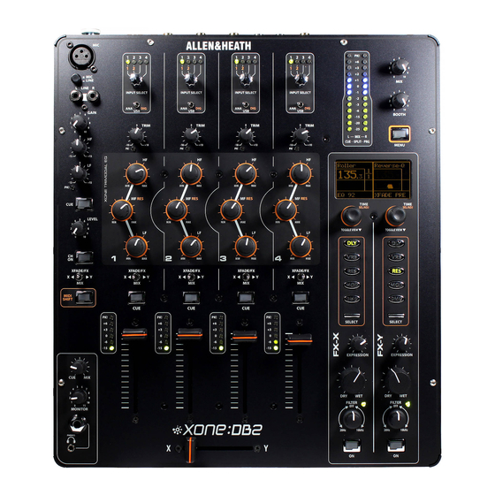 ALLEN & HEATH XONE:DB2 User Manual