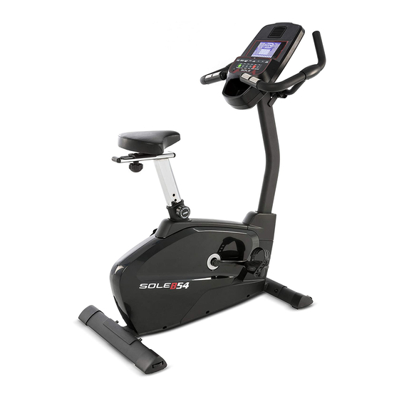Sole Fitness B54 Owner's Manual