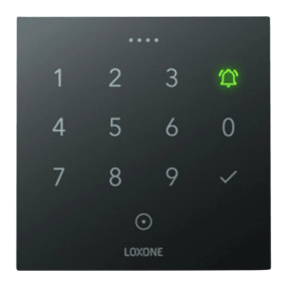 LOXONE NFC Code Touch Tree Quick Manual