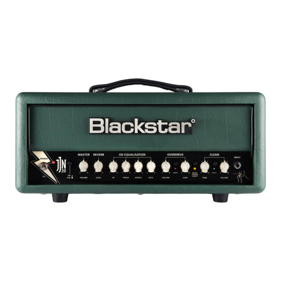 Blackstar Amplification JJN-20RH MkII Owner's Manual