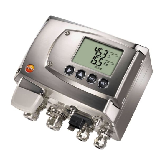 TESTO 6381 Instruction Manual