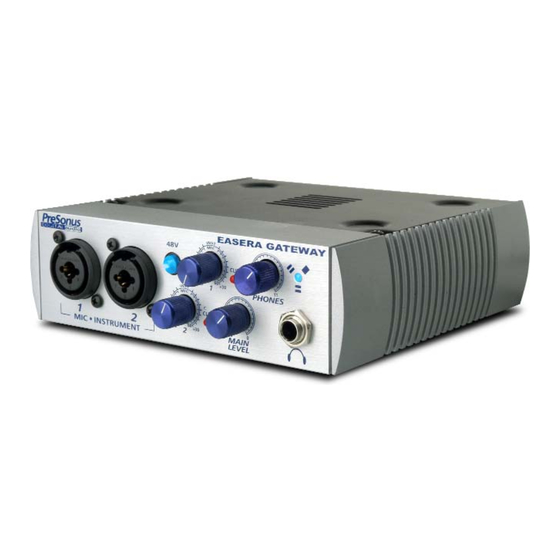 PRESONUS EASERA User Manual