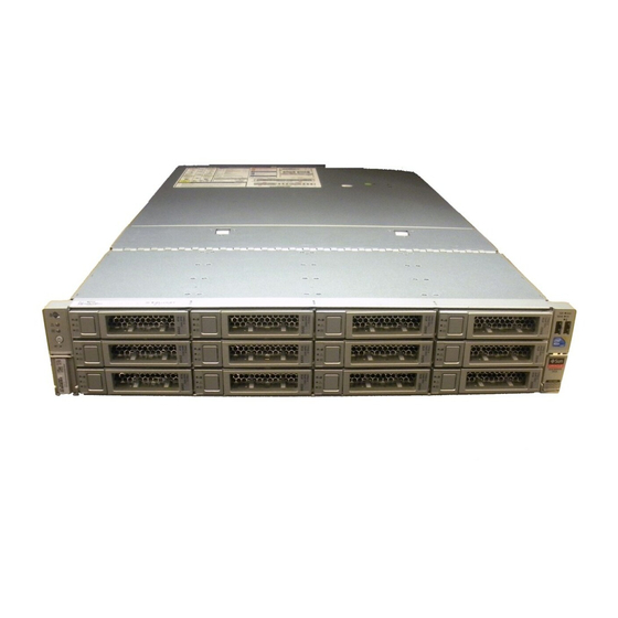 Sun Oracle Sun Server X4-2L Getting Started Manual