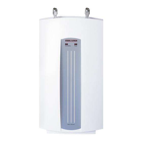 STIEBEL ELTRON DHC 3 U Operation And Installation Instructions Manual