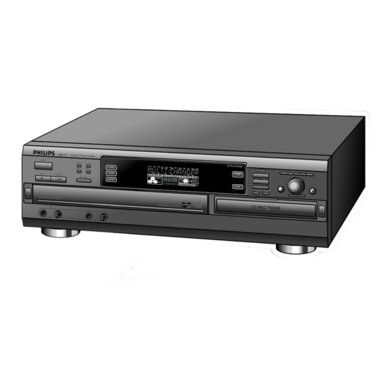 Philips CDR786 Manuals