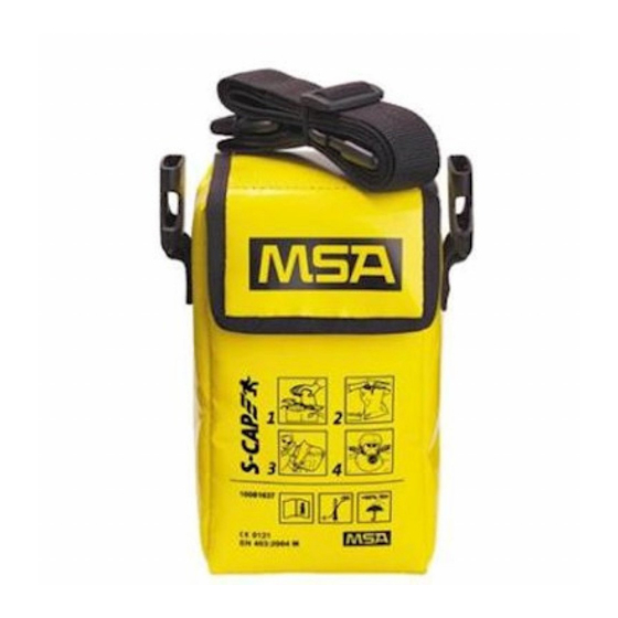 MSA S-Cap Instructions For Use Manual