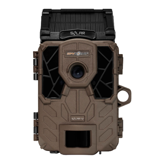 Spypoint SOLAR-W Quick Start Manual