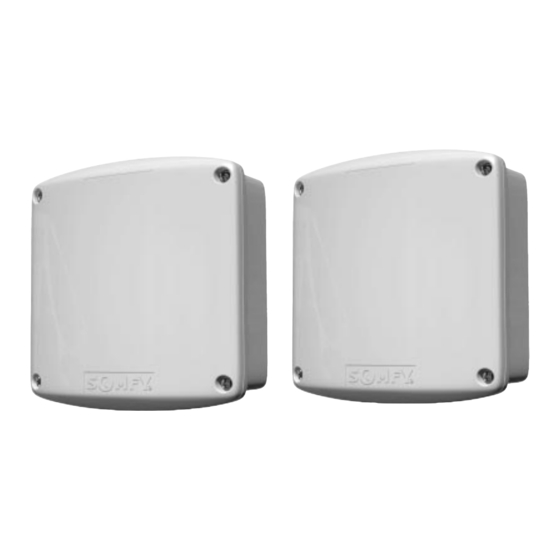 SOMFY INTEO LIGHTING outdoor RTS Installation Manual