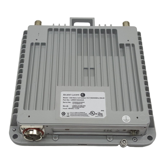 Alcatel-Lucent 9364 Installation And Commissioning Manual