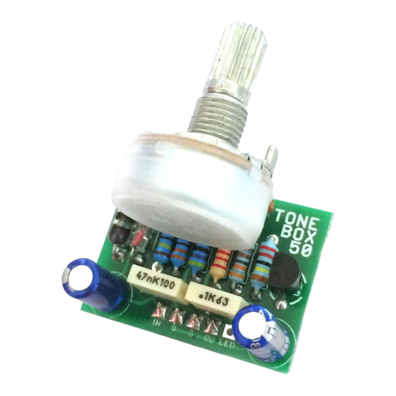 FuzzDog BoxOfTone50 Manual