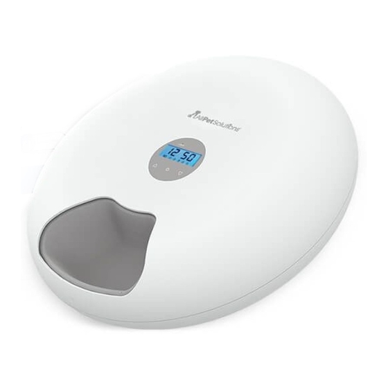 All Pet Solutions 6 Meal Automatic Pet Feeder User Manual